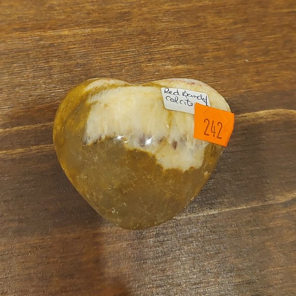 🔥 Sale 🔥 Red Banded Calcite Puffer Heart - Final Price - Picture 4 of 14